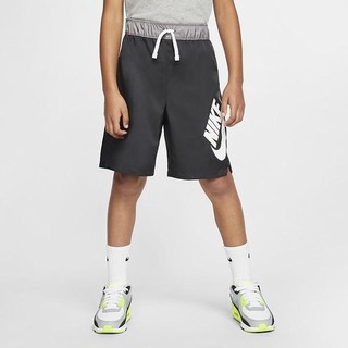 Pantaloni Scurti Nike Sportswear Woven Baieti Negrii Albi | XUZW-03721